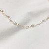 《初雪》藍月光 月光石 珍珠 水晶手鍊 一般包金 美國14k注金 925銀