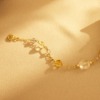 light系列《豐盛光年》白水晶 黃水晶 拉長石 水晶手鍊 水晶手鏈 一般包金 美國14k注金