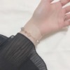 《司空》水晶手鍊 綠幽靈 灰月光 拉長石 白水晶 水晶手鏈 一般包金 美國14k注金
