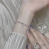 《月光精靈》水晶手鍊 拉長石 藍月光石 白水晶 925銀