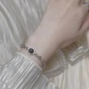《月光精靈》水晶手鍊 拉長石 藍月光石 白水晶 925銀